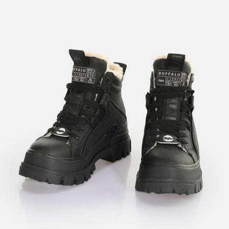 Bottes  de Buffalo - Aspha NC Mid - EU36 à EU41 - pour Femme - noir - Buffalo