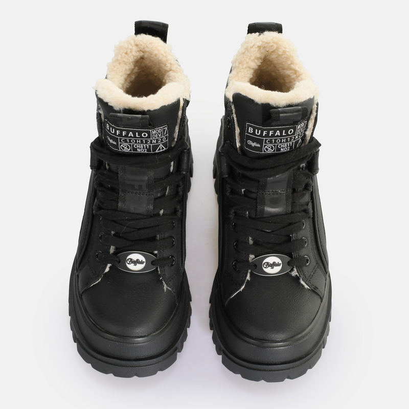 Bottes  de Buffalo - Aspha NC Mid - EU36 à EU41 - pour Femme - noir - Buffalo - View 2