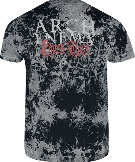 T-Shirt Manches courtes  de Arch Enemy - Flames Tiger - S à 4XL - pour Homme - noir/gris - Arch Enemy - View 2