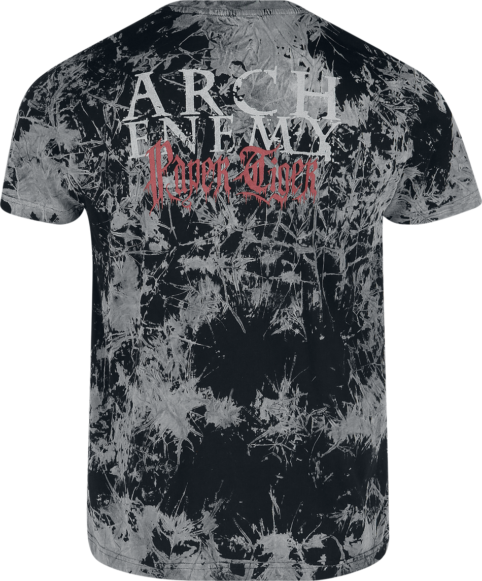 T-Shirt Manches courtes  de Arch Enemy - Flames Tiger - S à 4XL - pour Homme - noir/gris - Arch Enemy - View 2