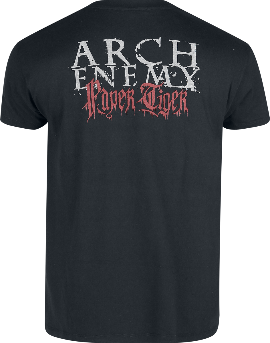 T-Shirt Manches courtes  de Arch Enemy - Flames Tiger - S à 4XL - pour Homme - noir - Arch Enemy - View 2