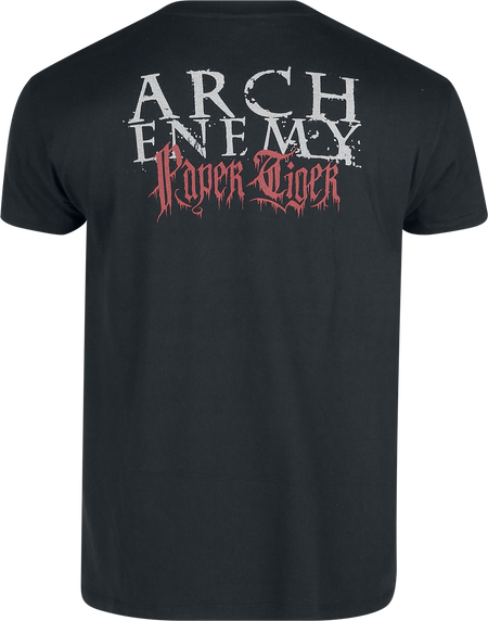 T-Shirt Manches courtes  de Arch Enemy - Flames Tiger - S à 4XL - pour Homme - noir - Arch Enemy - View 2