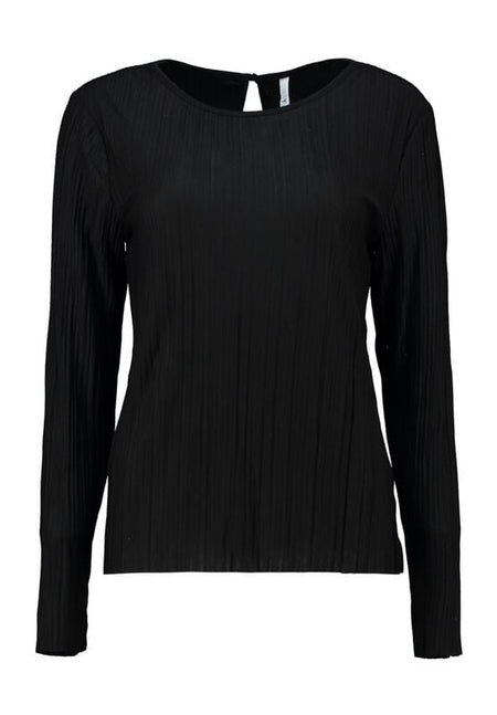 T-shirt manches longues  de Hailys - LS P TP PE44NELOPE - XS à XXL - pour Femme - noir - Hailys