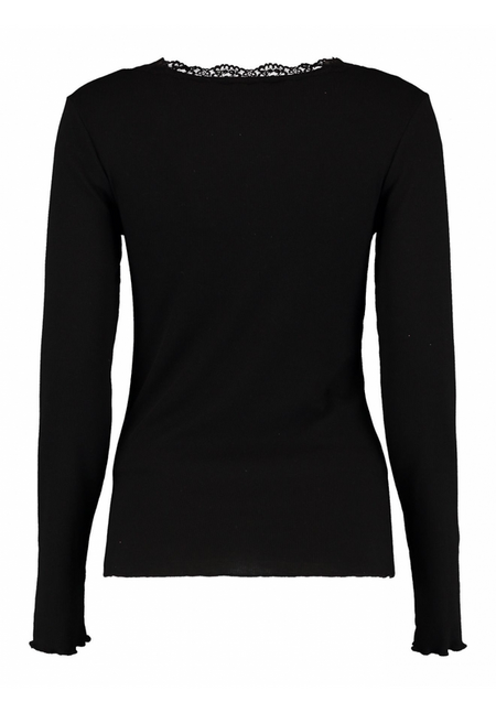 T-shirt manches longues  de Hailys - LS V TP FI44ONA - XS à XXL - pour Femme - noir - Hailys - View 2