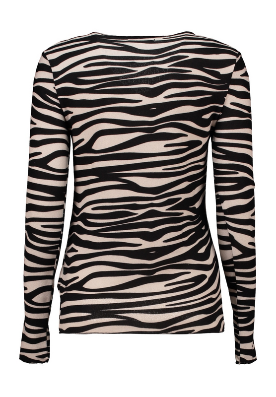 T-shirt manches longues  de Hailys - LS V TP ZI44NA - XS à M - pour Femme - zèbre - Hailys - View 2