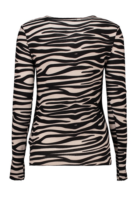 T-shirt manches longues  de Hailys - LS V TP ZI44NA - XS à M - pour Femme - zèbre - Hailys - View 2