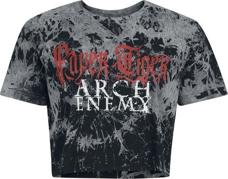 T-Shirt Manches courtes  de Arch Enemy - Tiger Roar - S à 4XL - pour Femme - noir/gris - Arch Enemy