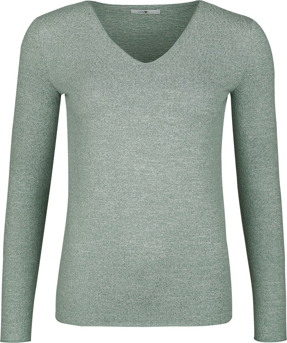 T-shirt manches longues  de Hailys - LS V TP ZI44NA - XS à XL - pour Femme - vert - Hailys