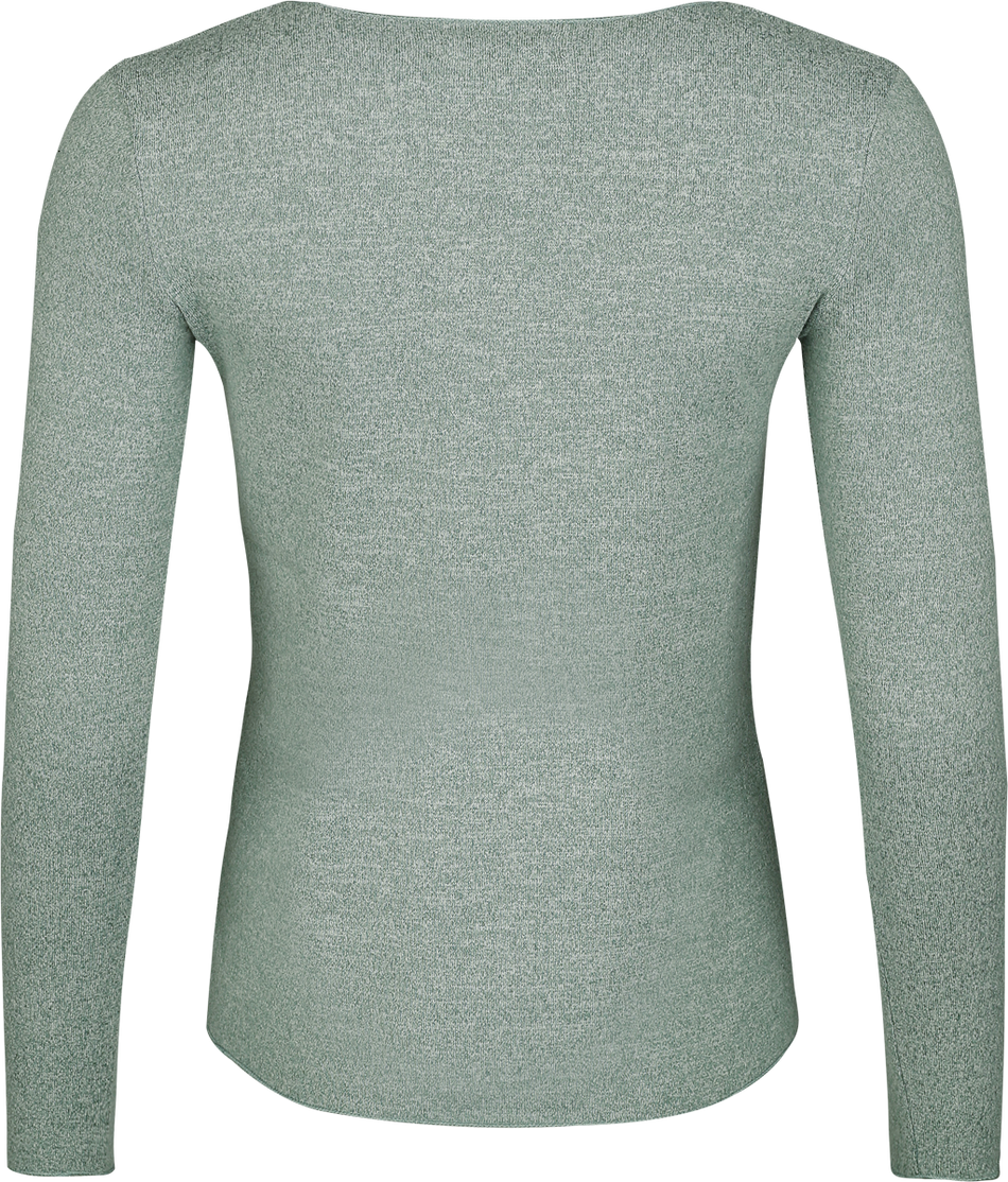 T-shirt manches longues  de Hailys - LS V TP ZI44NA - XS à XXL - pour Femme - vert - Hailys - View 2