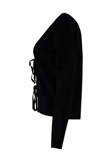 T-shirt manches longues  de Hailys - LS V CD BE44CCI - XS à S - pour Femme - noir - Hailys - View 2