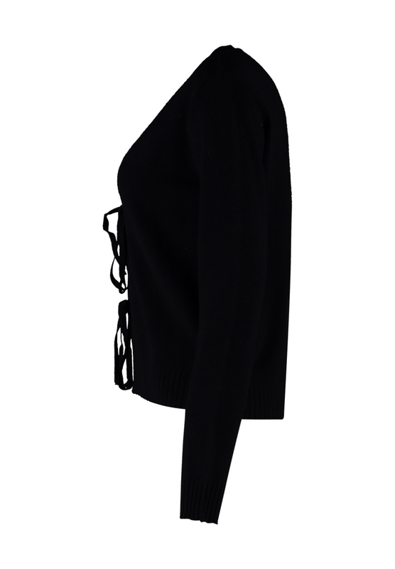 T-shirt manches longues  de Hailys - LS V CD BE44CCI - XS à S - pour Femme - noir - Hailys - View 2