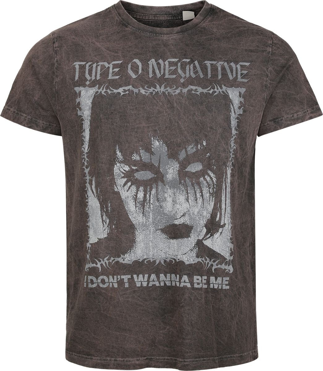 T-Shirt Manches courtes  de Type O Negative - I Don't Wanna - S à XXL - pour Homme - gris - Type O Negative