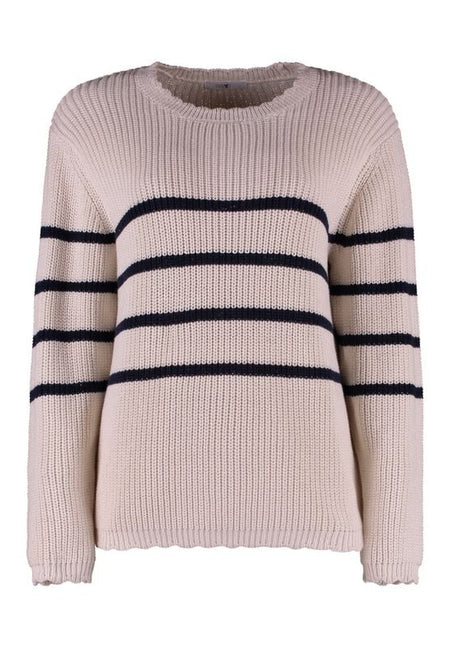 Pull tricoté  de Hailys - LS C SK Vi44olet - XS à XXL - pour Femme - beige - Hailys