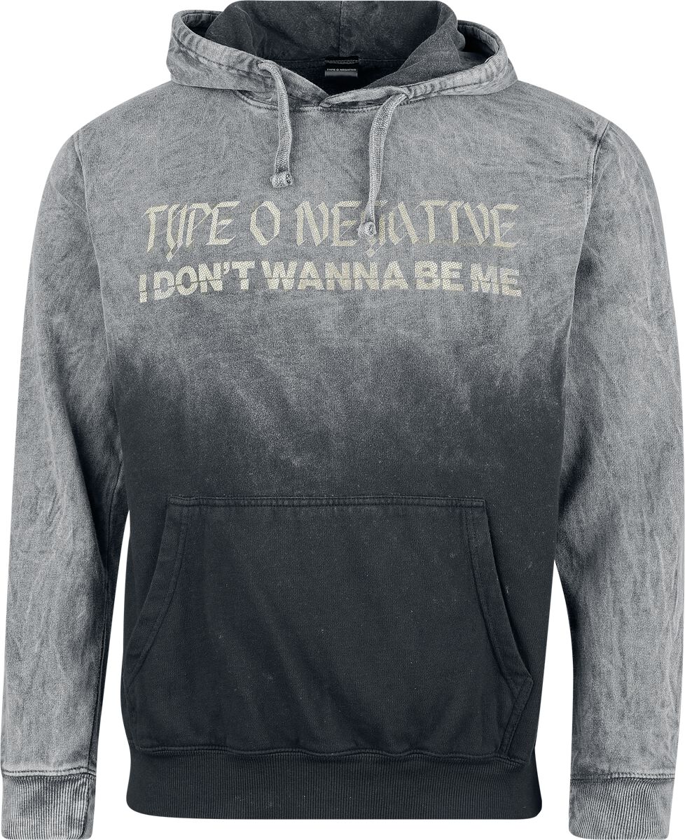 Sweat-shirt à capuche  de Type O Negative - I Don't Wanna - S à XXL - pour Homme - gris - Type O Negative