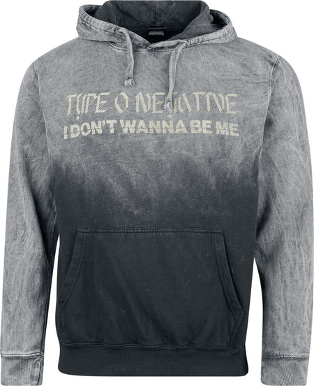Sweat-shirt à capuche  de Type O Negative - I Don't Wanna - S à XXL - pour Homme - gris - Type O Negative