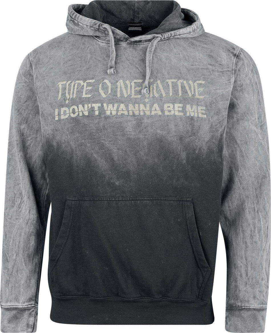 Sweat-shirt à capuche  de Type O Negative - I Don't Wanna - S à XXL - pour Homme - gris - Type O Negative