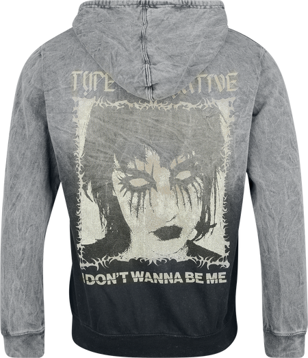Sweat-shirt à capuche  de Type O Negative - I Don't Wanna - S à XXL - pour Homme - gris - Type O Negative - View 2