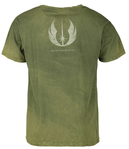 T-Shirt Manches courtes Disney de Star Wars - Yoda - May The Force Be With You - S à 3XL - pour Homme - vert - Star Wars - View 2