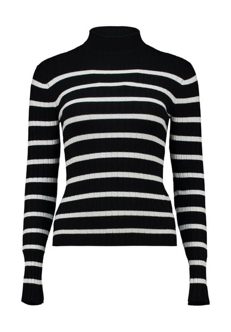 T-shirt manches longues  de Hailys - LS V CK KL44EA - XS à L - pour Femme - noir - Hailys