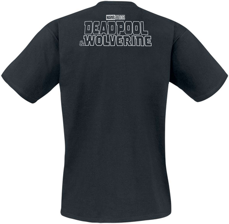 T-Shirt Manches courtes Disney de Deadpool - Deadpool & Wolverine - S à 3XL - pour Homme - noir - Deadpool - View 2