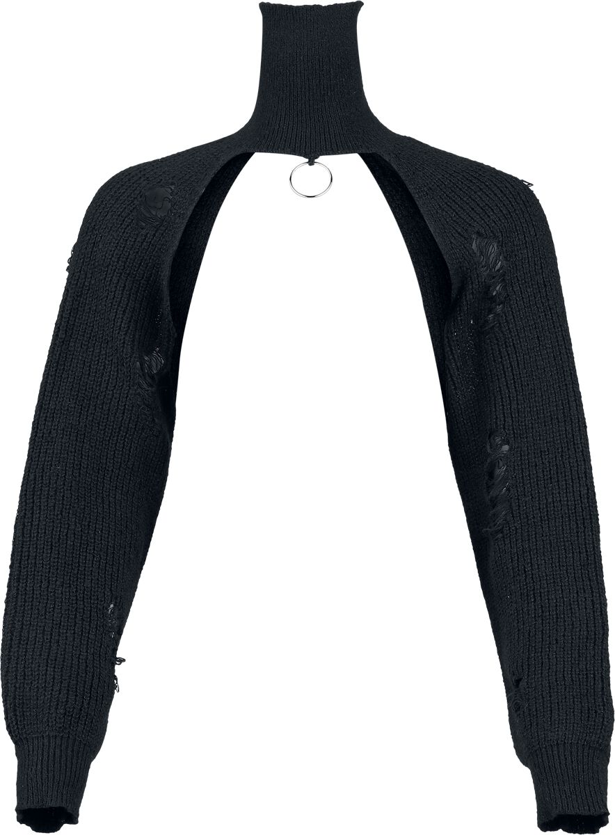 Pull tricoté Gothic de Banned Alternative - Damara Jumper - S à 4XL - pour Femme - noir - Banned Alternative