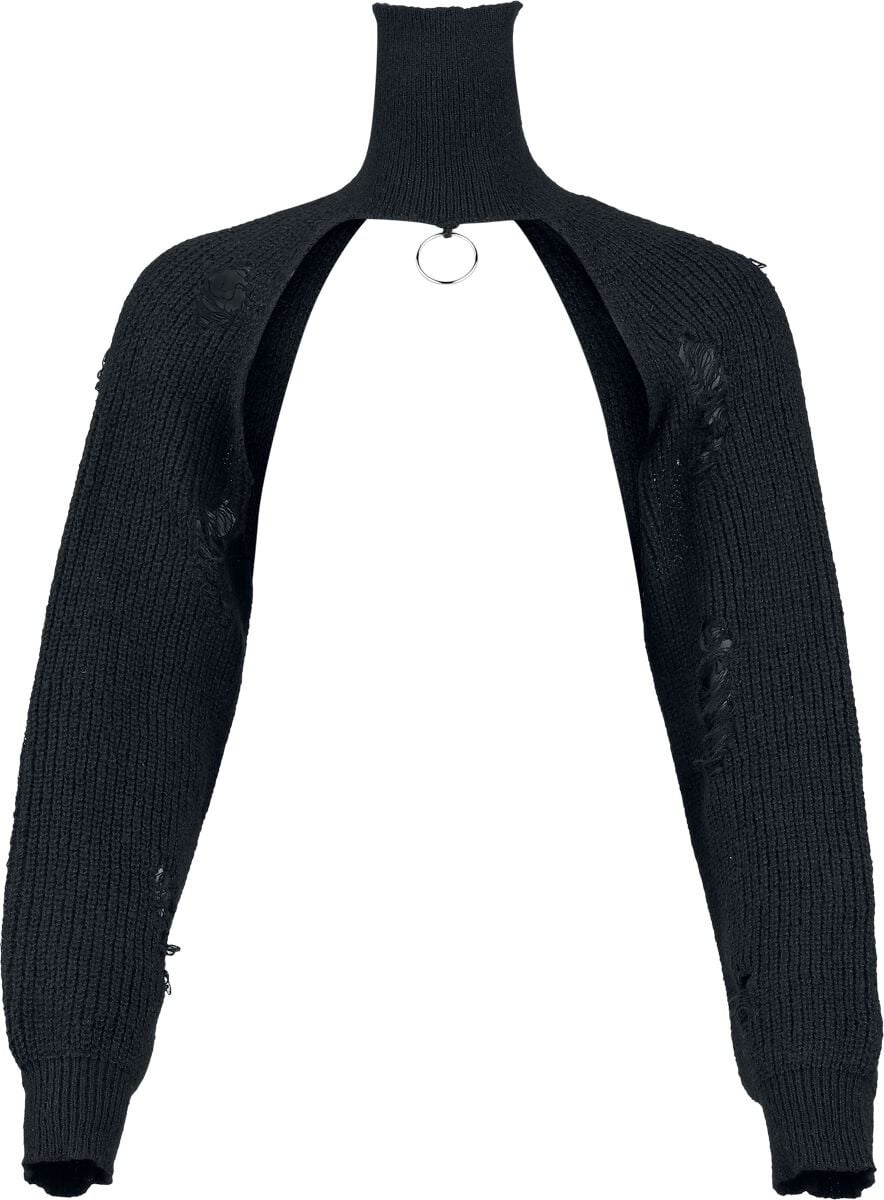 Pull tricoté Gothic de Banned Alternative - Damara Jumper - S à 4XL - pour Femme - noir - Banned Alternative