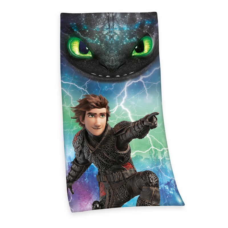 Serviette de bain  de Dragons - Dragons - Serviette de Plage - pour Unisexe - multicolore - Dragons