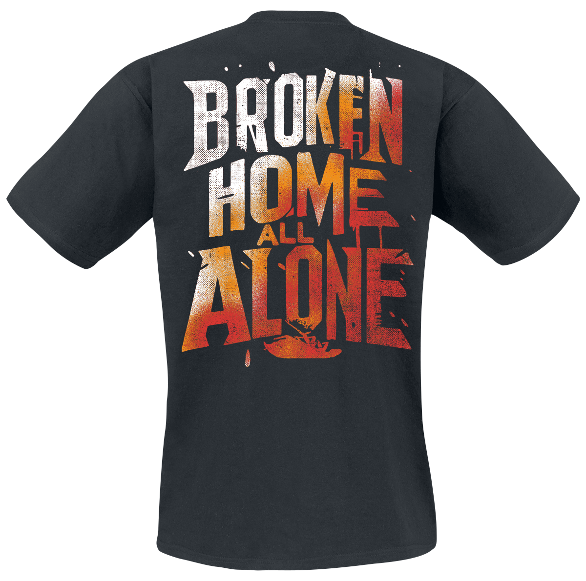 T-Shirt Manches courtes  de Papa Roach - Broken home - S à XXL - pour Homme - noir - Papa Roach - View 2