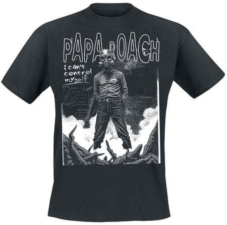T-Shirt Manches courtes  de Papa Roach - Thrown - S à L - pour Homme - noir - Papa Roach