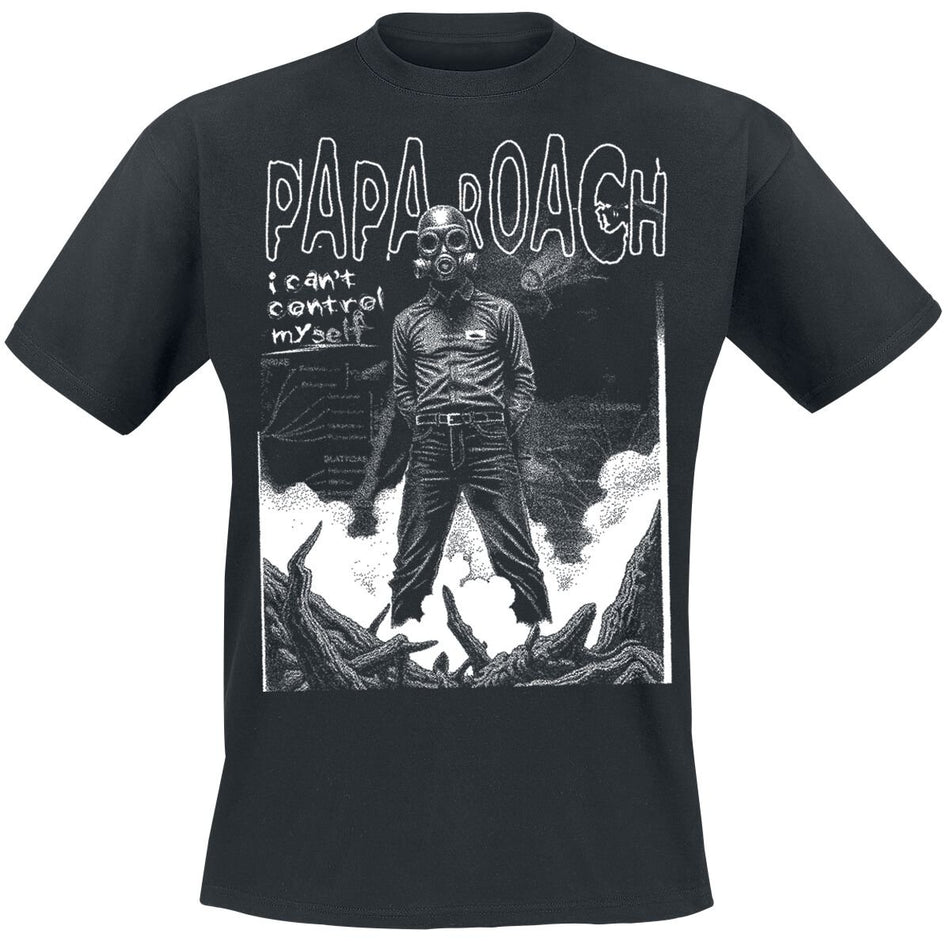 T-Shirt Manches courtes  de Papa Roach - Thrown - S à L - pour Homme - noir - Papa Roach