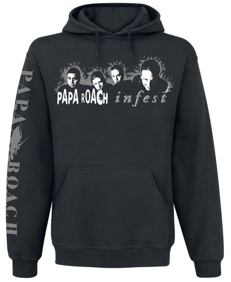 Sweat-shirt à capuche  de Papa Roach - Infest Photo - S à XXL - pour Homme - noir - Papa Roach