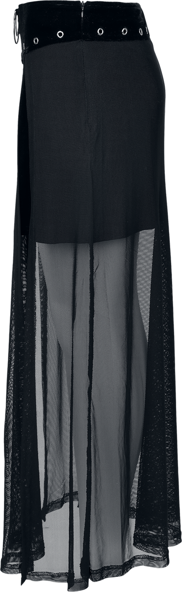 Jupe courte Gothic de Banned Alternative - Obsidian - Jupe - XS à M - pour Femme - noir - Banned Alternative - View 2
