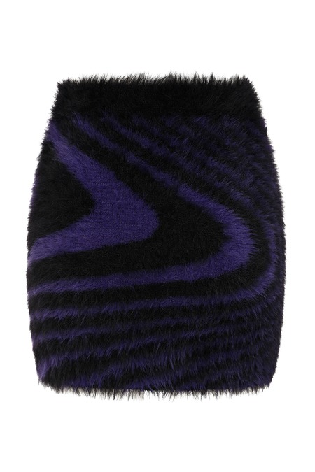 Jupe courte Gothic de Banned Alternative - Daphne Skirt - S à XL - pour Femme - noir/lilas - Banned Alternative - View 2