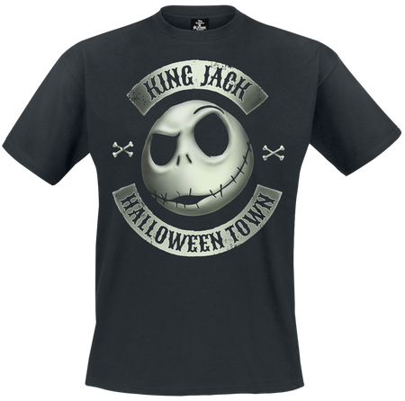 T-Shirt Manches courtes Disney de L'Étrange Noël De Monsieur Jack - Jack - Glow - S à 3XL - pour Homme - noir - L'Étrange Noël De Monsieur Jack - View 2
