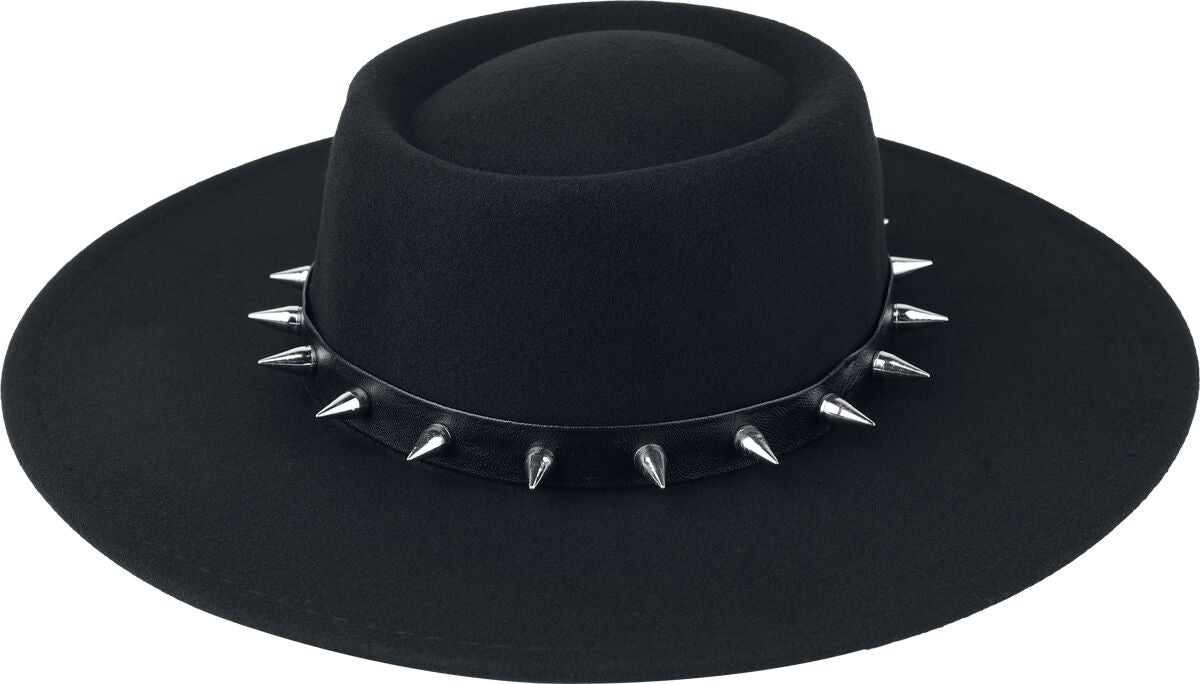 Chapeau Gothic de Banned Alternative - Midnight Muse Fedora - pour Unisexe - noir - Banned Alternative