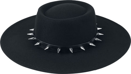 Chapeau Gothic de Banned Alternative - Midnight Muse Fedora - pour Unisexe - noir - Banned Alternative