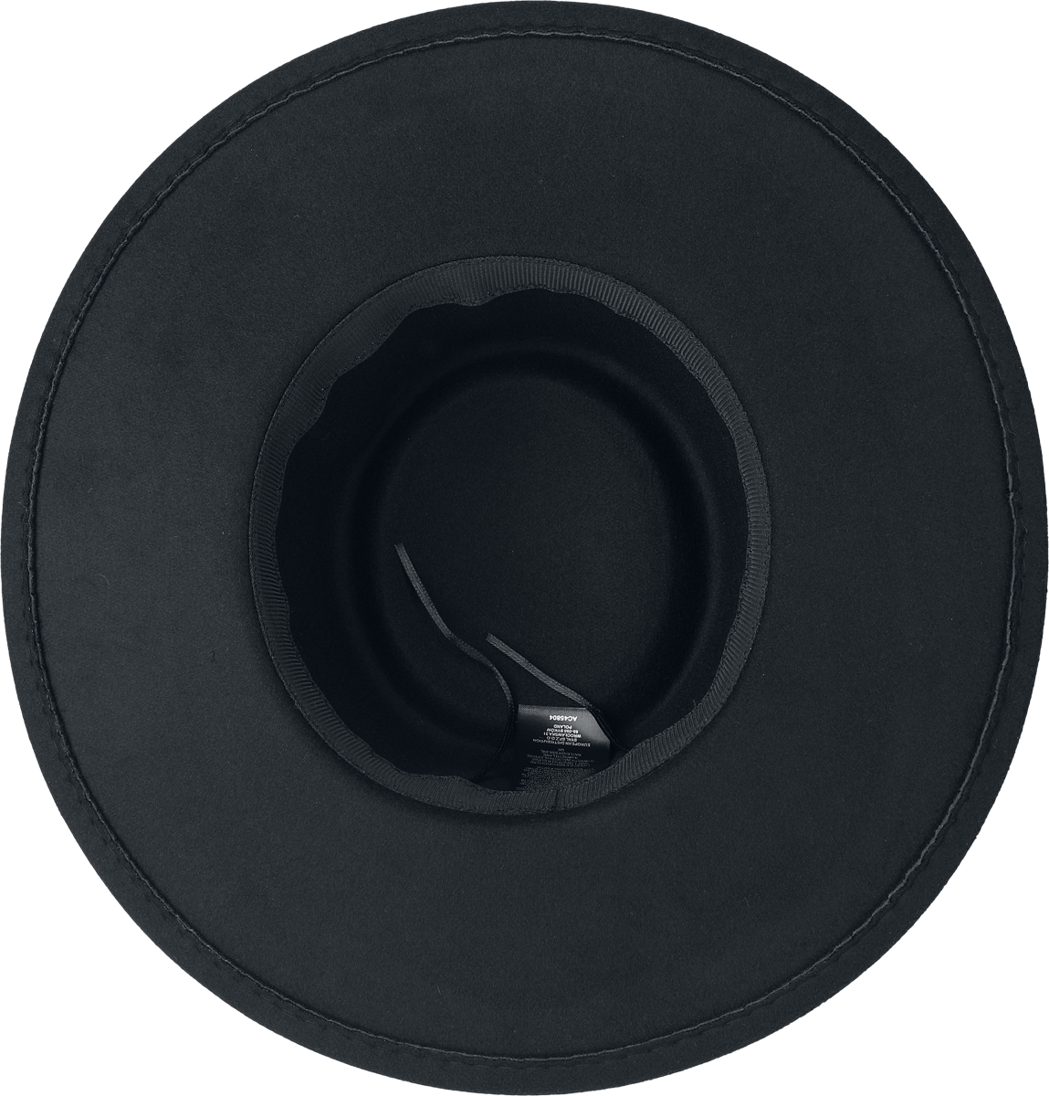 Chapeau Gothic de Banned Alternative - Midnight Muse Fedora - pour Unisexe - noir - Banned Alternative - View 2