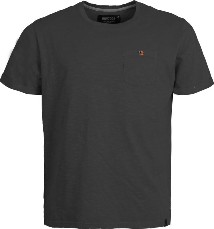 T-Shirt Manches courtes  de Indicode - INGiuse - S à XXL - pour Homme - noir - Indicode