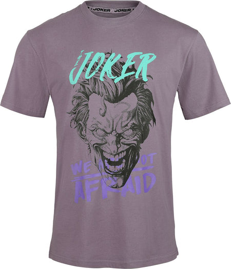 T-Shirt Manches courtes  de Batman - Joker - Are Not Afraid - S à M - pour Homme - violet - Batman