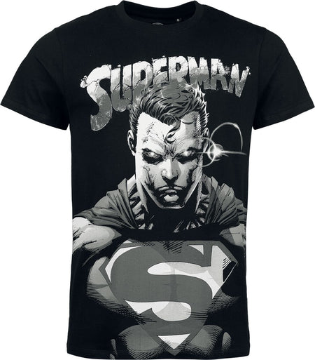 T-Shirt Manches courtes  de Superman - Superman - DC Comics - S à M - pour Homme - noir - Superman