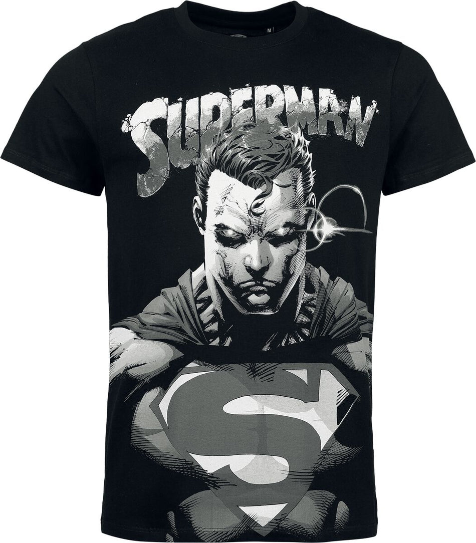 T-Shirt Manches courtes  de Superman - Superman - DC Comics - S à M - pour Homme - noir - Superman