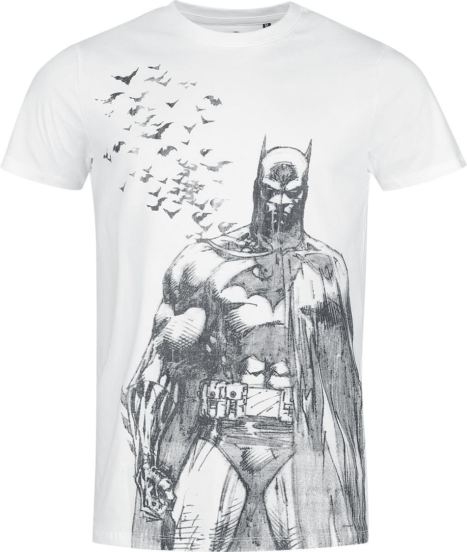 T-Shirt Manches courtes  de Batman - Batman's Fly - S à XXL - pour Homme - blanc - Batman