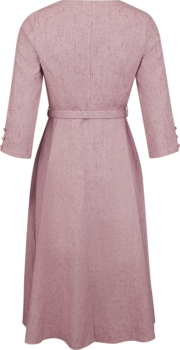 Robe mi-longue Rockabilly de Banned Retro - Isobel Dress - XS à XXL - pour Femme - rose clair - Banned Retro - View 2