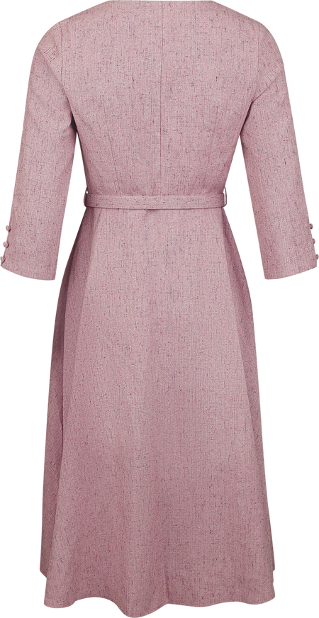 Robe mi-longue Rockabilly de Banned Retro - Isobel Dress - XS à XXL - pour Femme - rose clair - Banned Retro - View 2