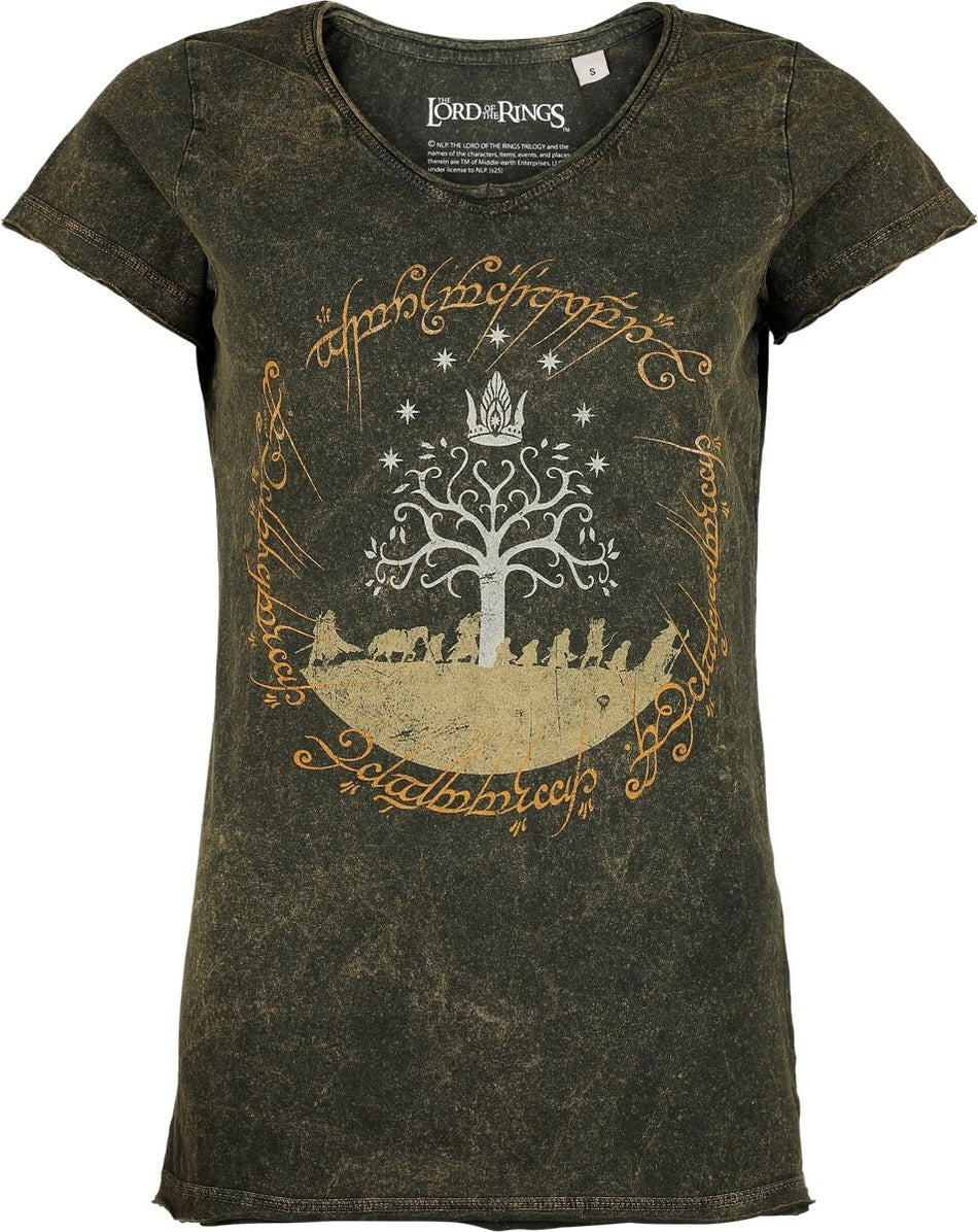 T-Shirt Manches courtes  de Le Seigneur Des Anneaux - The Journey - S à 4XL - pour Femme - multicolore - Le Seigneur Des Anneaux