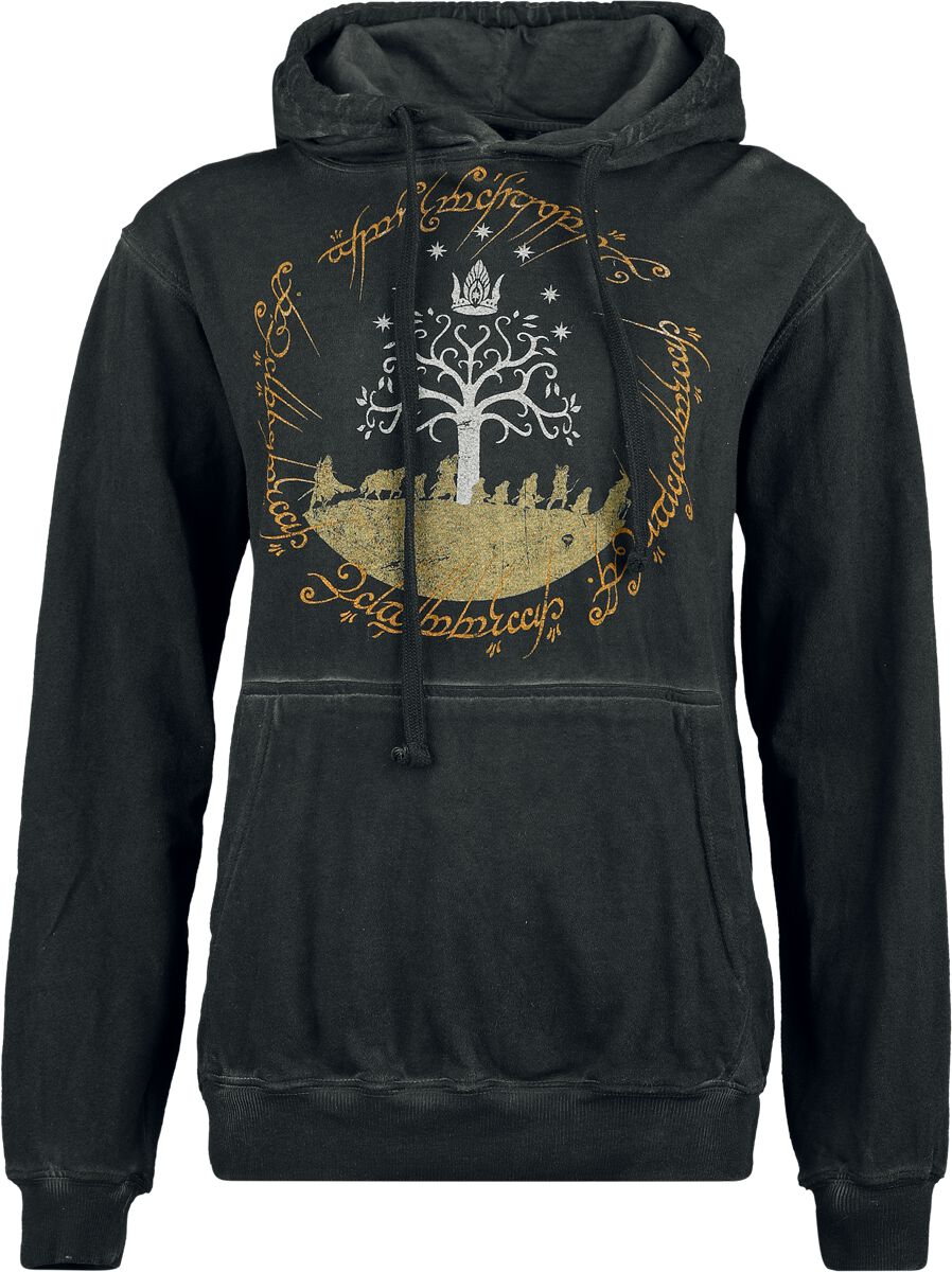 Sweat-shirt à capuche  de Le Seigneur Des Anneaux - The Journey - S à XXL - pour Femme - anthracite - Le Seigneur Des Anneaux