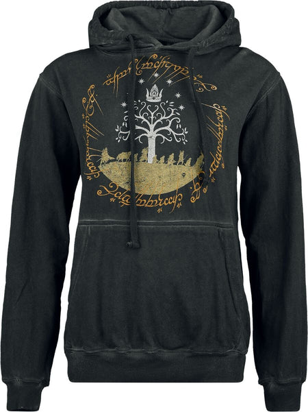 Sweat-shirt à capuche  de Le Seigneur Des Anneaux - The Journey - S à XXL - pour Femme - anthracite - Le Seigneur Des Anneaux