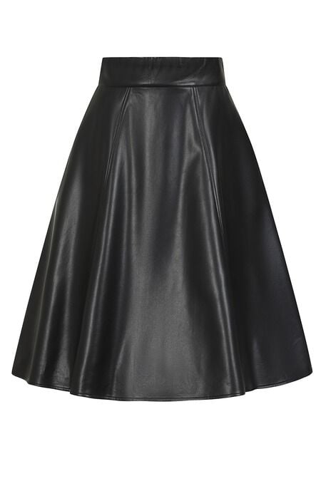 Jupe mi-longue Rockabilly de Banned Retro - Daphne Skirt - XS à L - pour Femme - noir - Banned Retro