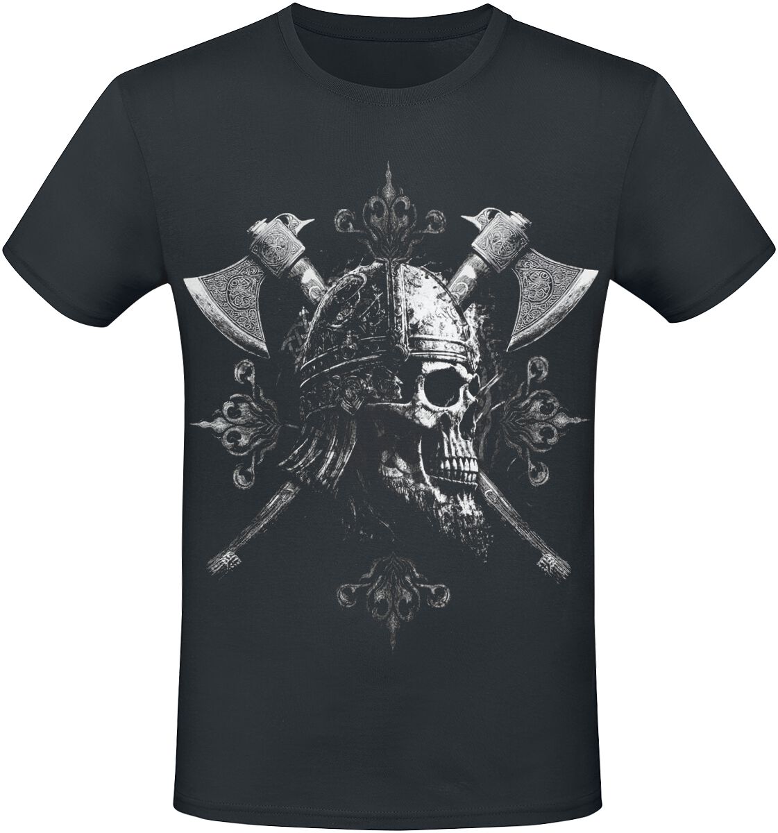 T-Shirt Manches courtes  de Axel Hermann - Warrior Spirit - S à 4XL - pour Homme - noir - Axel Hermann