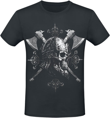 T-Shirt Manches courtes  de Axel Hermann - Warrior Spirit - S à 4XL - pour Homme - noir - Axel Hermann